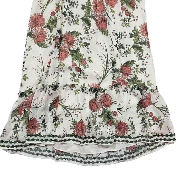 Floral Printed Ruffle Short Sleeve Dress Max Studio XS - Picture 6 of 7